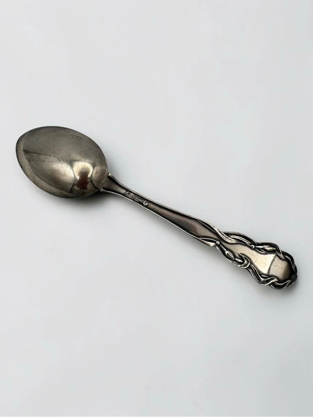 Antique Narcissus by Fessenden Sterling Silver 925 Spoon 5 7/8” Demitasse Floral